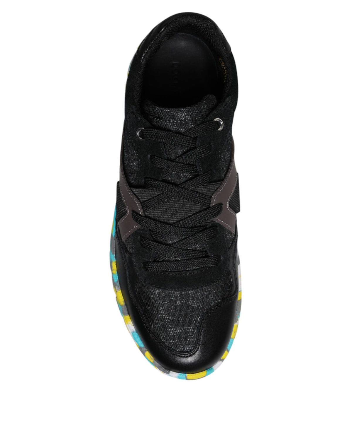 New Dolce & Gabbana Black Low Top Men Sneakers Shoes