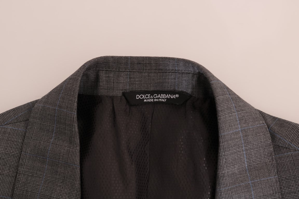 Dolce & Gabbana Gray Wool MARTINI Slim Blazer - PreLoved & Luxe