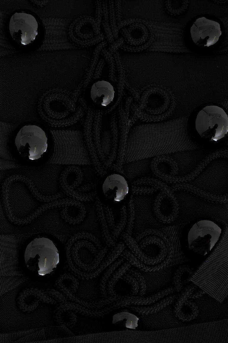 Dolce & Gabbana Black Wool Trench Jacket - PreLoved & Luxe
