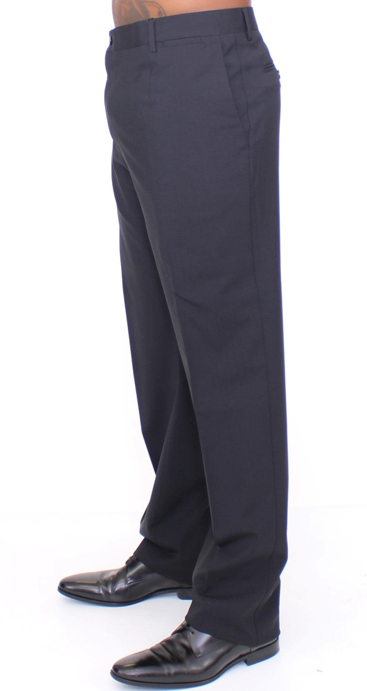 Dolce & Gabbana Black Wool Stretch Pleated Pants - PreLoved & Luxe