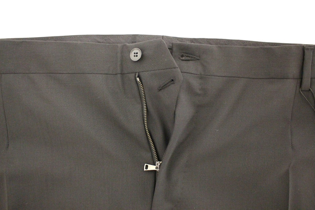 Dolce & Gabbana Black Wool Stretch Pleated Pants - PreLoved & Luxe