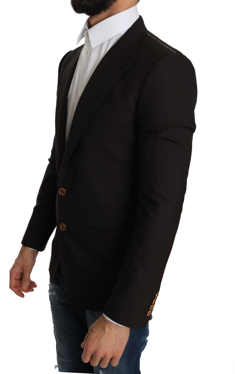 Dolce & Gabbana Brown Wool SICILIA Jacket Coat Blazer - PreLoved & Luxe