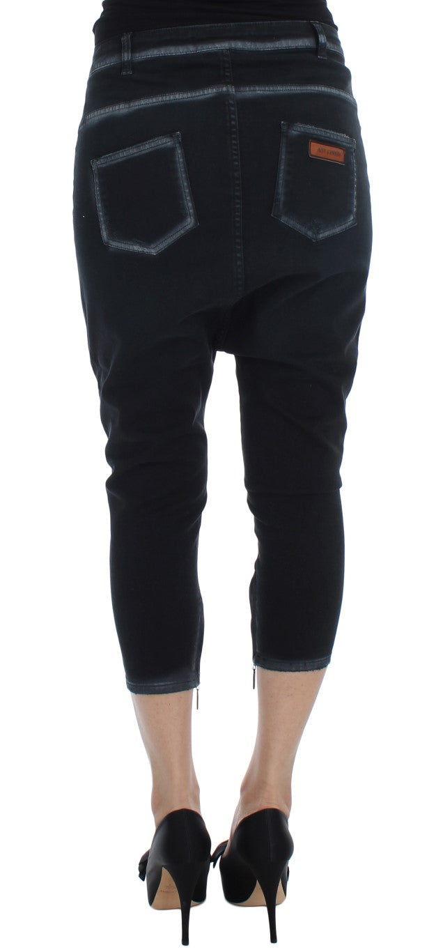 Cavalli Blue Cotton Stretch Baggy Relax Jeans - PreLoved & Luxe