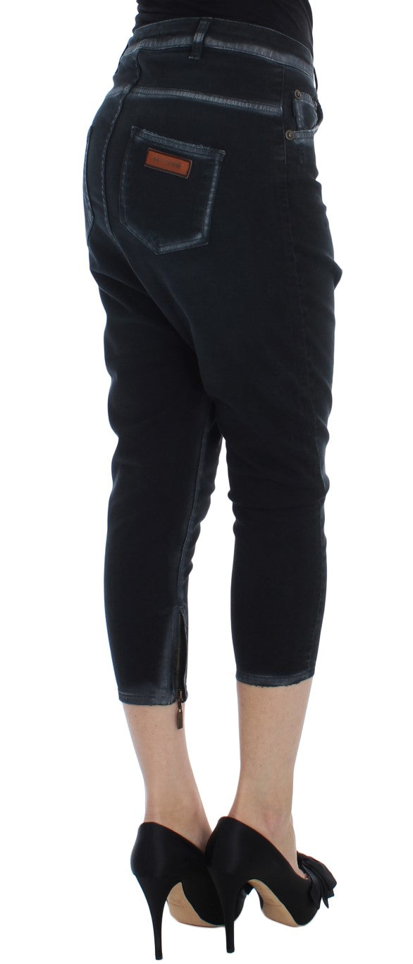 Cavalli Blue Cotton Stretch Baggy Relax Jeans - PreLoved & Luxe