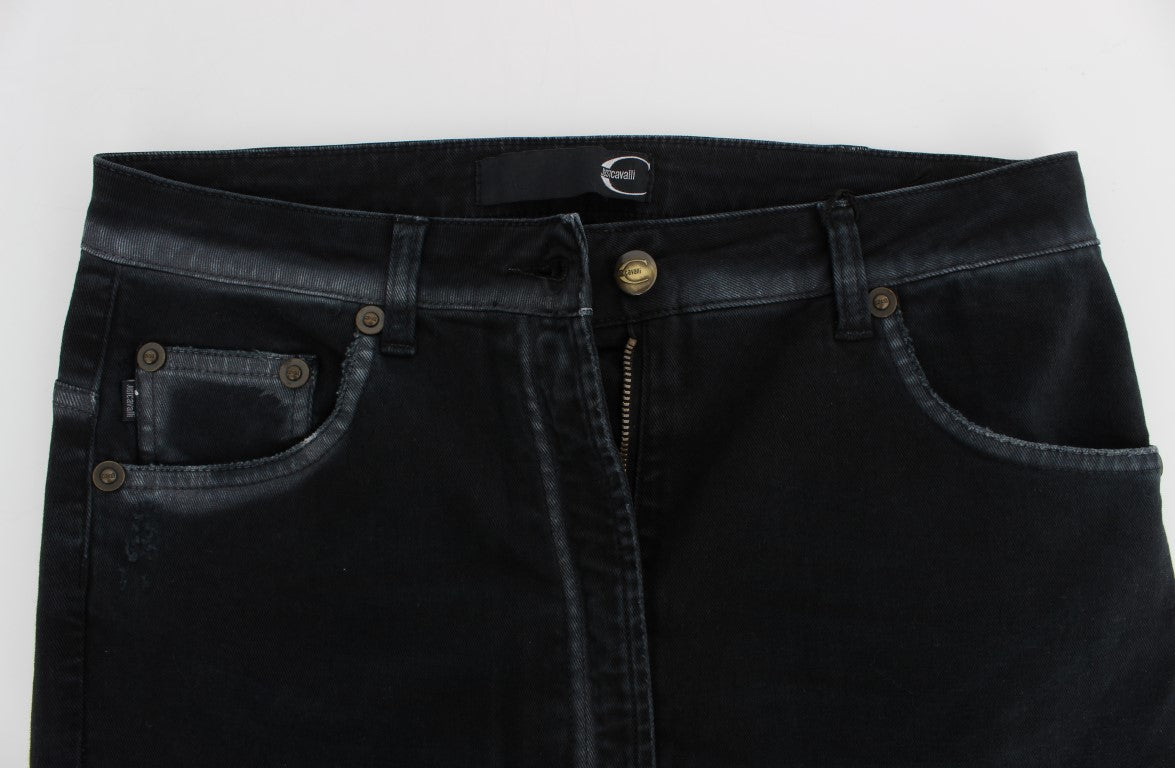 Cavalli Blue Cotton Stretch Baggy Relax Jeans - PreLoved & Luxe