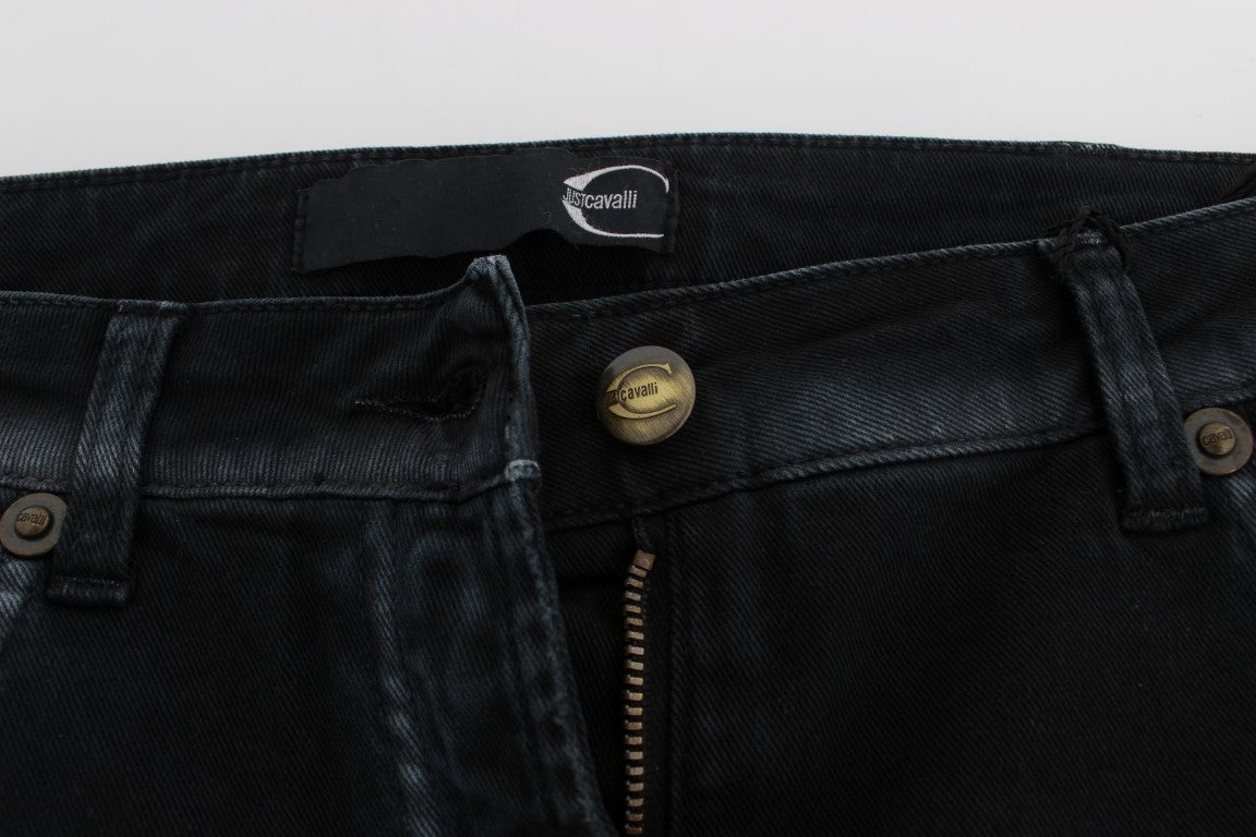 Cavalli Blue Cotton Stretch Baggy Relax Jeans - PreLoved & Luxe