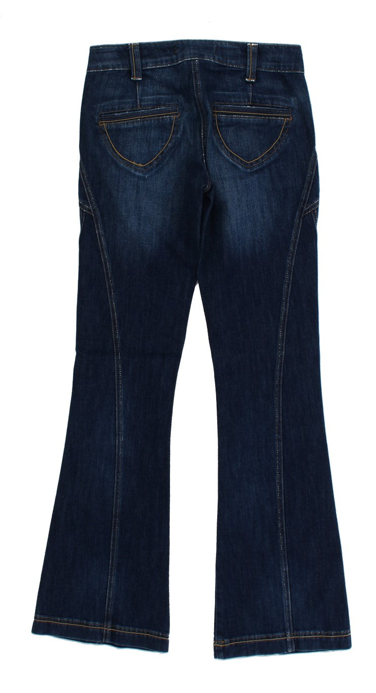 Cavalli Blue Cotton Stretch Low Waist Jeans - PreLoved & Luxe