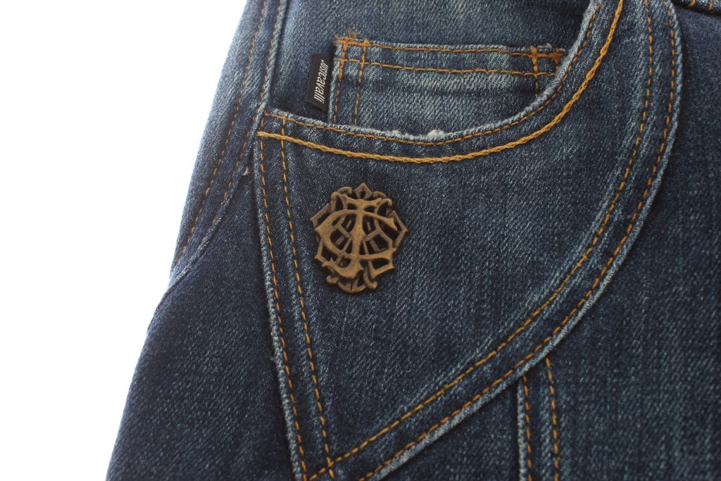 Cavalli Blue Cotton Stretch Low Waist Jeans - PreLoved & Luxe