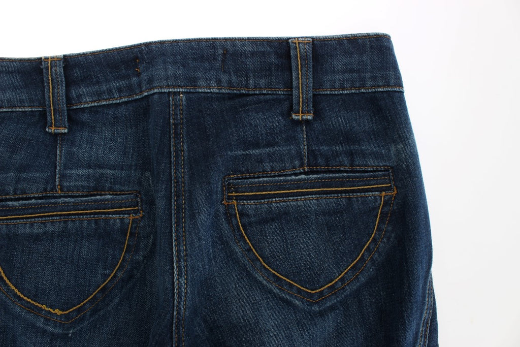 Cavalli Blue Cotton Stretch Low Waist Jeans - PreLoved & Luxe