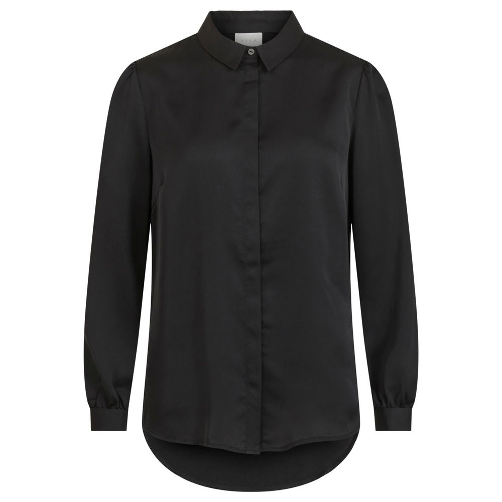 Vila Clothes Black Blouse
