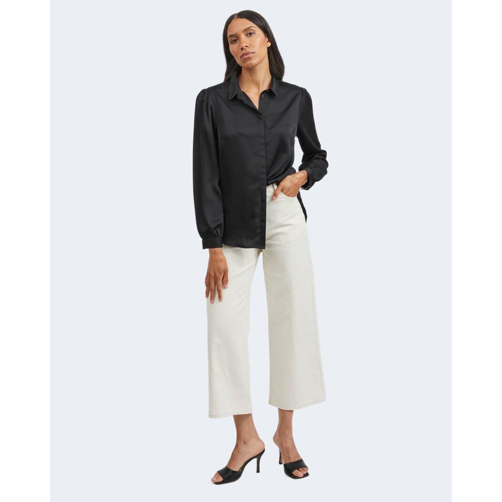 Vila Clothes Black Blouse