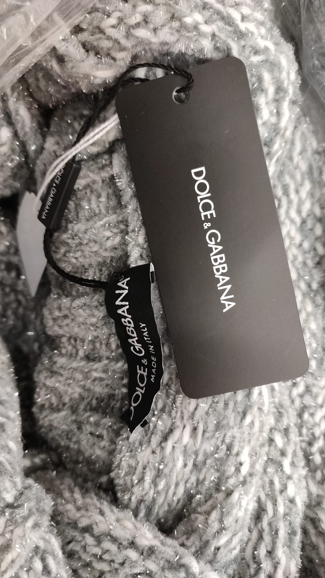 Dolce & Gabbana Gray Cashmere Turtle Neck Pullover Sweater