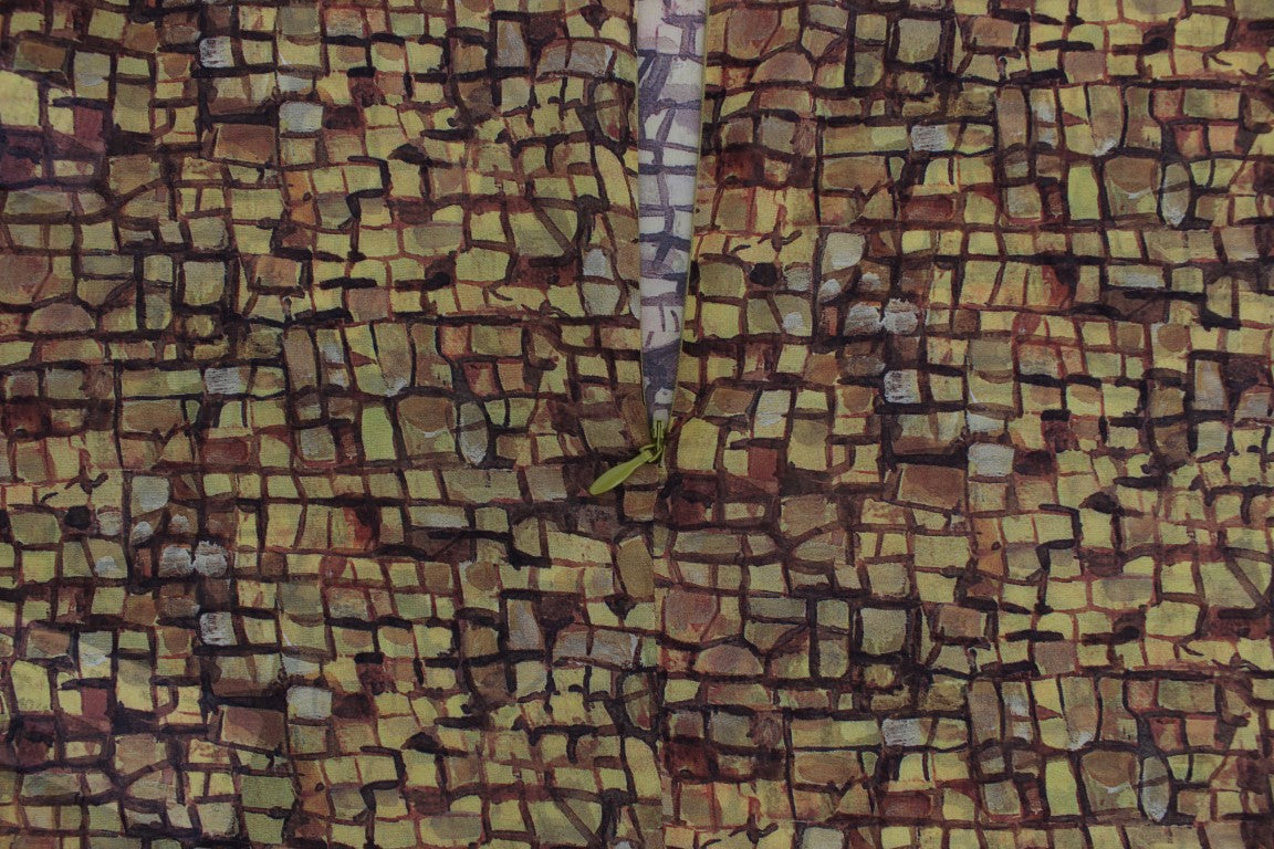 Dolce & Gabbana Multicolor Mosaic Print Silk Blouse T-shirt - PreLoved & Luxe