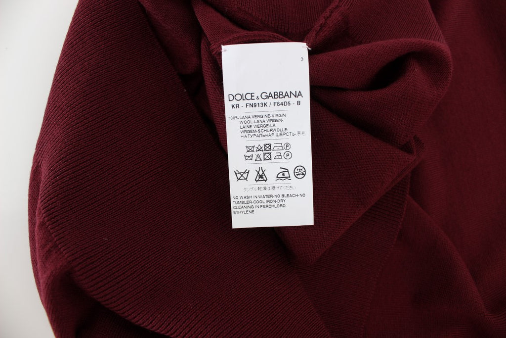 Dolce & Gabbana Red Sleeveless Crewneck Vest Pullover - PreLoved & Luxe