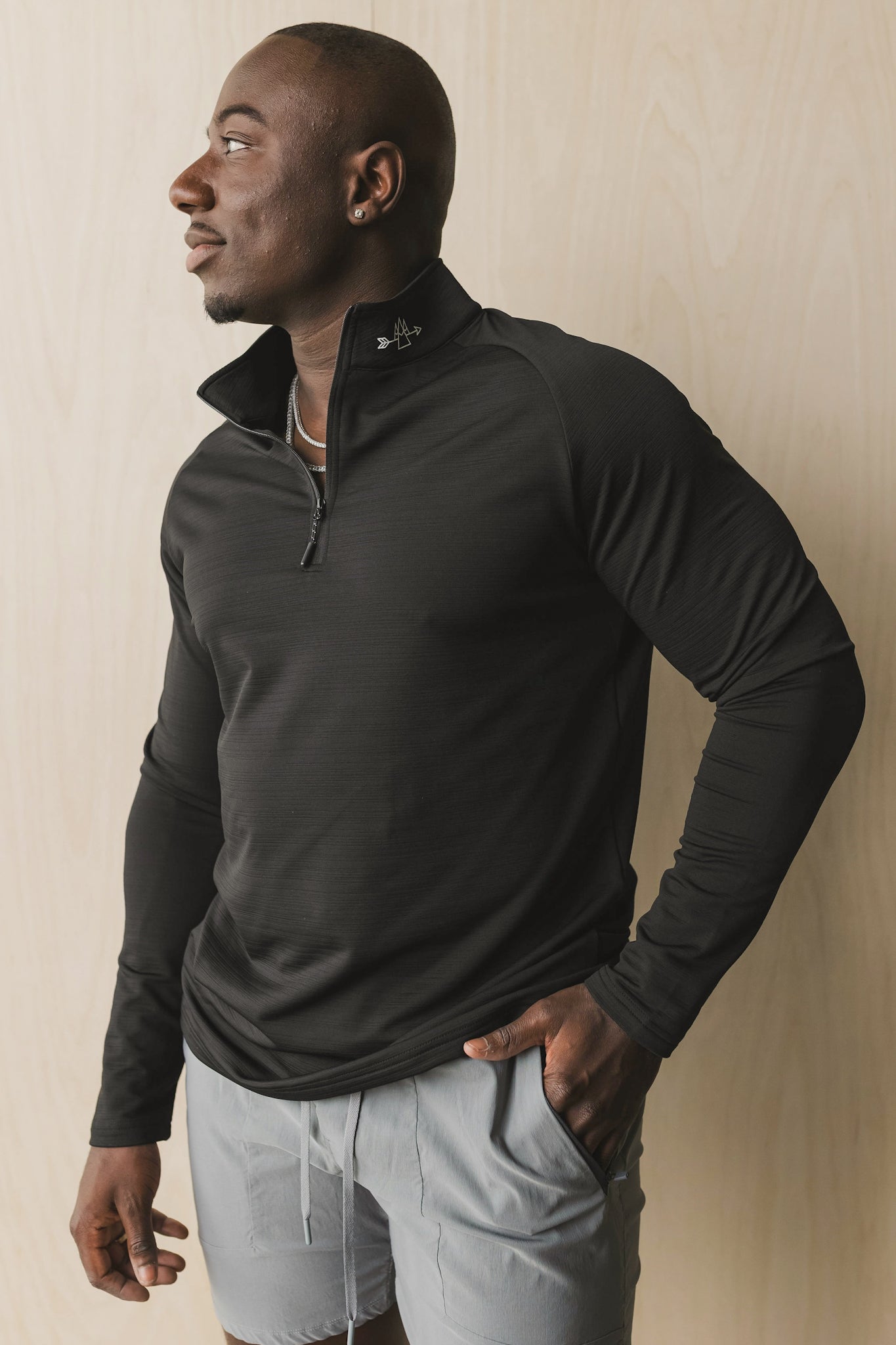1/4 Zip Long Sleeve (M)