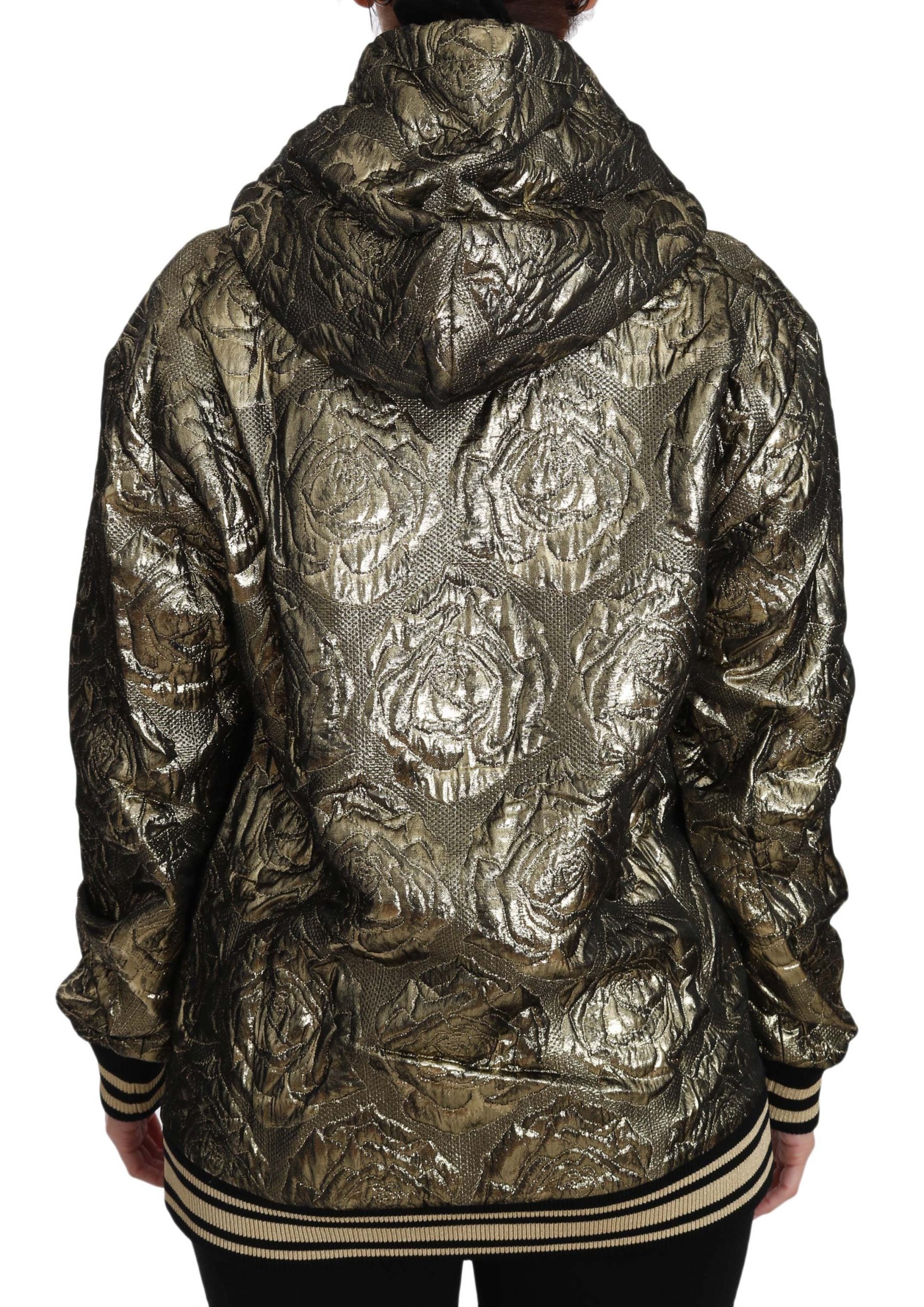 Dolce & Gabbana Im The Queen Jaquard Gold Sweatshirt  Hoodie - PreLoved & Luxe