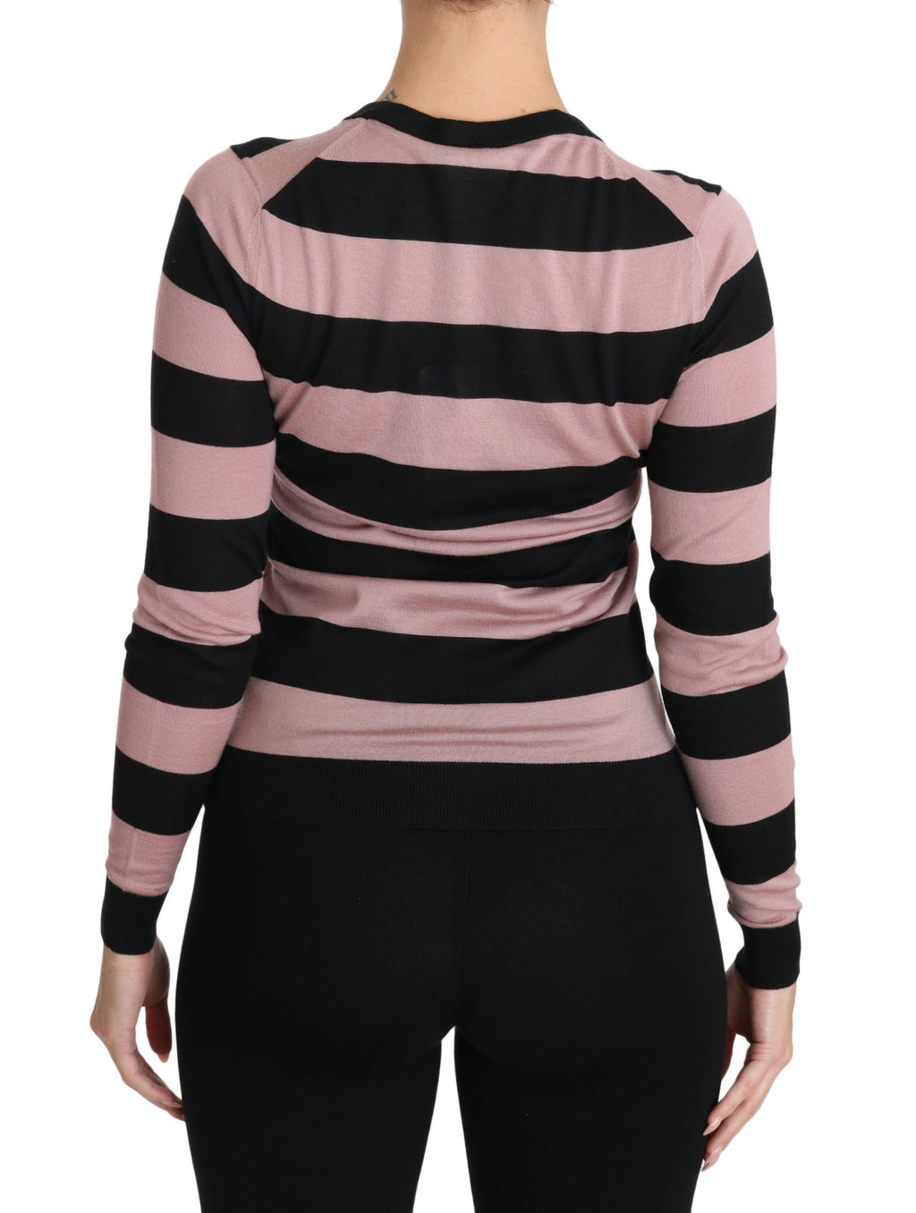 Dolce & Gabbana Pink Floral Cashmere Cardigan Sweater - PreLoved & Luxe