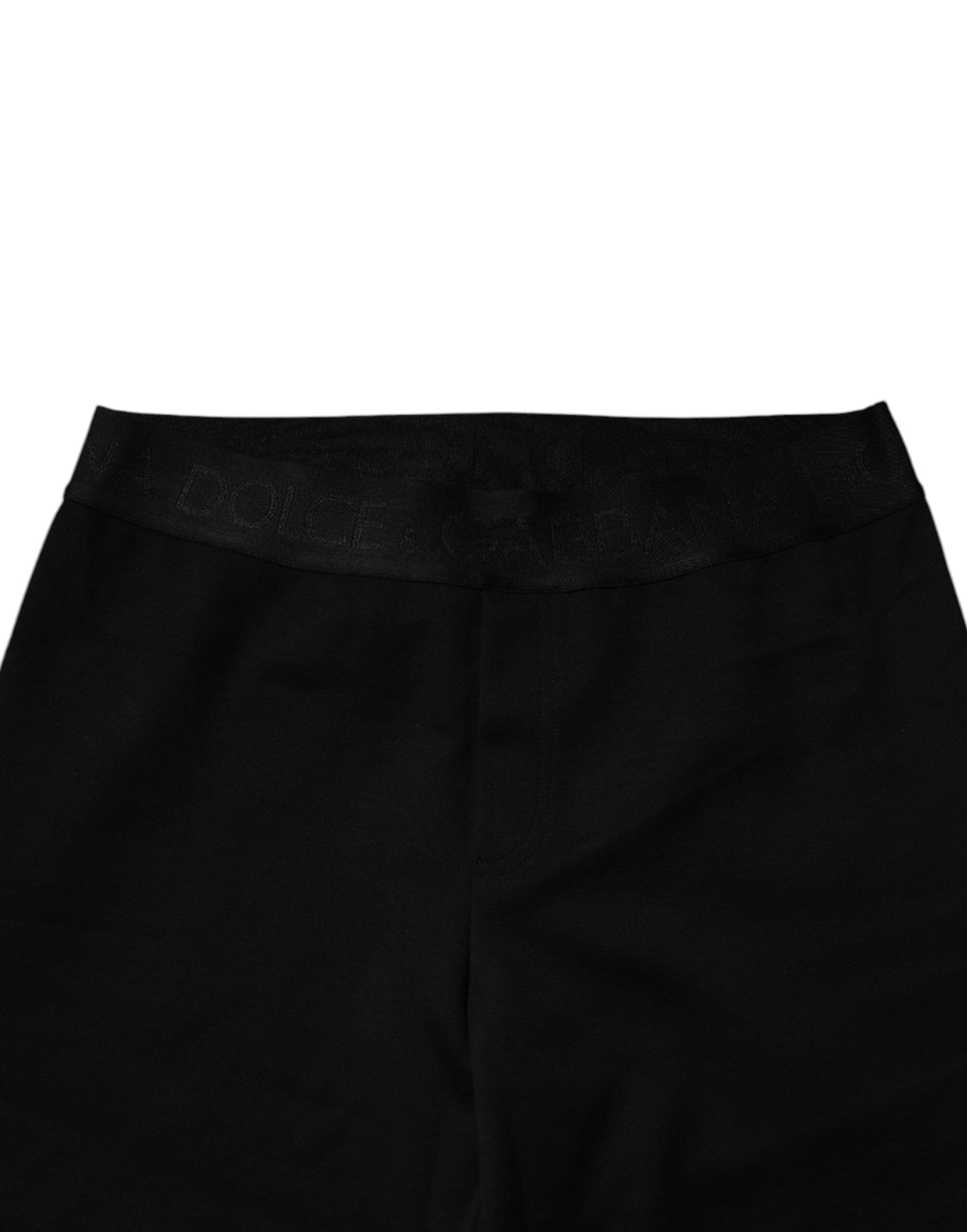 Dolce & Gabbana Black Cotton Jogger Men Sweatpants Pants