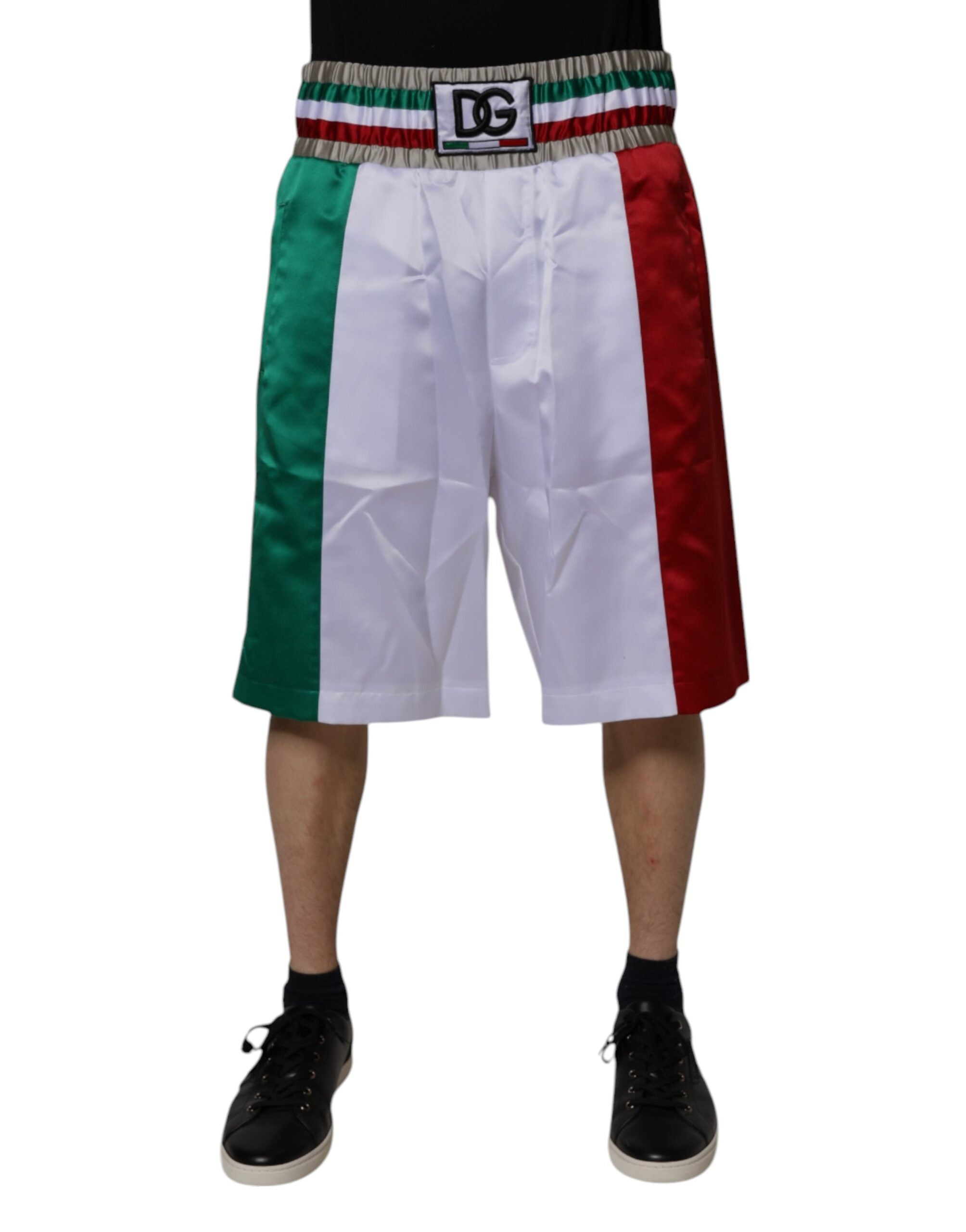 Dolce & Gabbana Multicolor Italia Bermuda Shorts