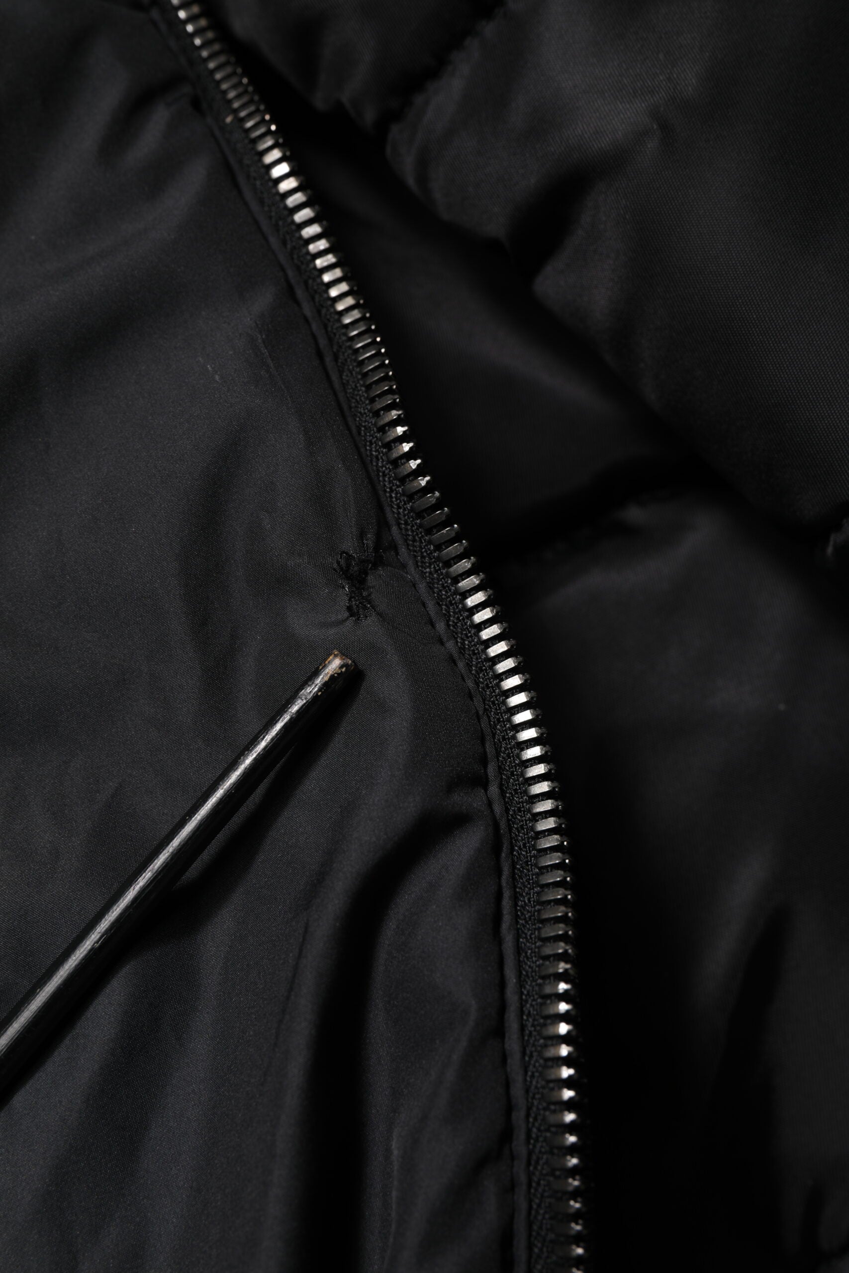 Pre-Owned Dolce & Gabbana Black Hooded Parka Coat Winter Jacket