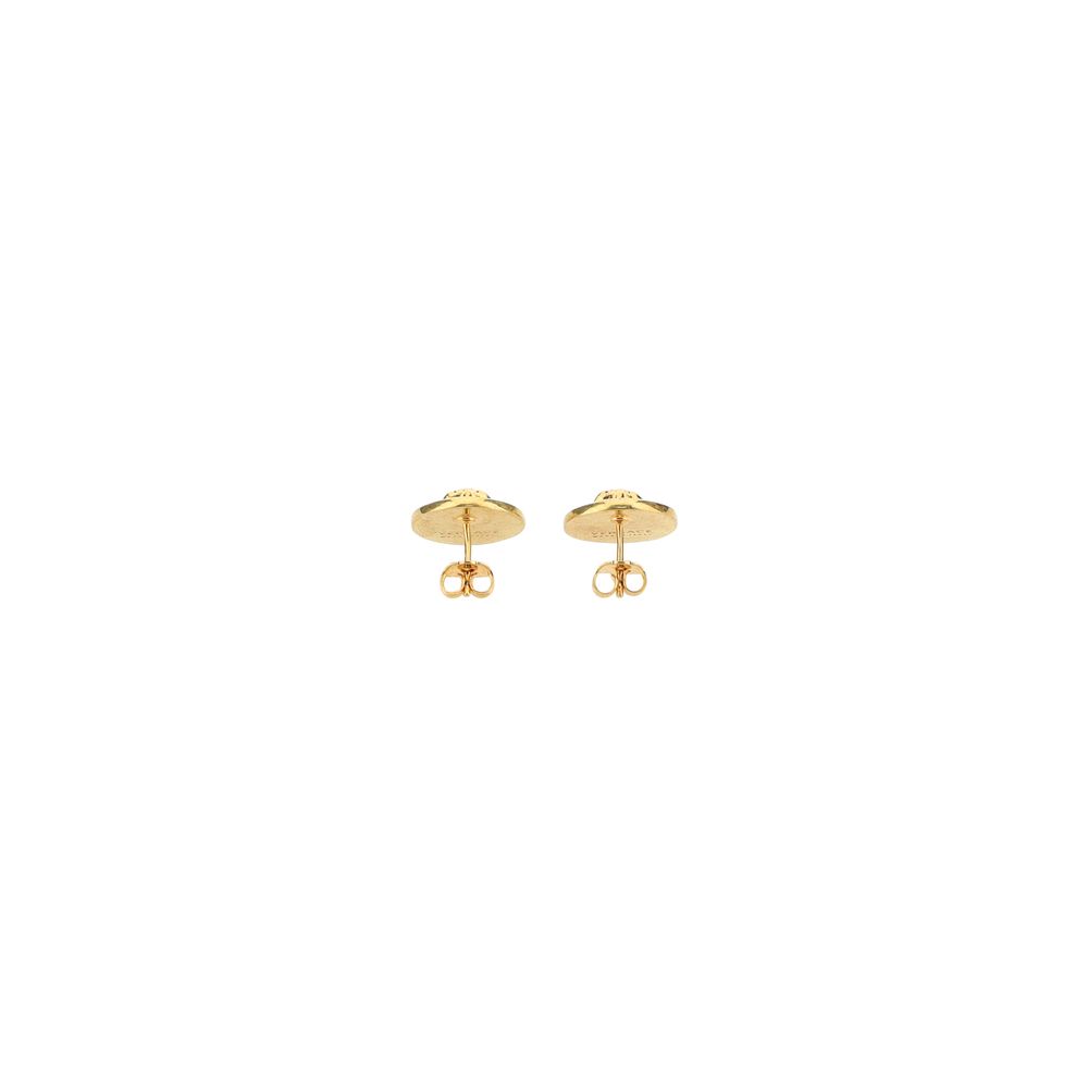 Versace Gold Metal Earrings - PreLoved & Luxe