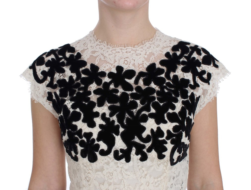 Dolce & Gabbana Floral Lace Ricamo Long Ball Maxi Dress - PreLoved & Luxe