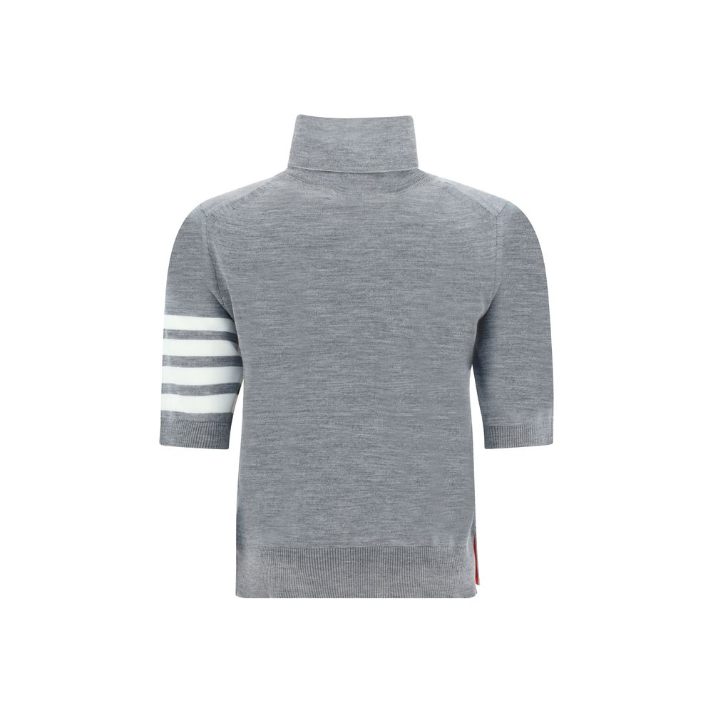 Thom Browne Gray Polyamide Turtleneck - PreLoved & Luxe