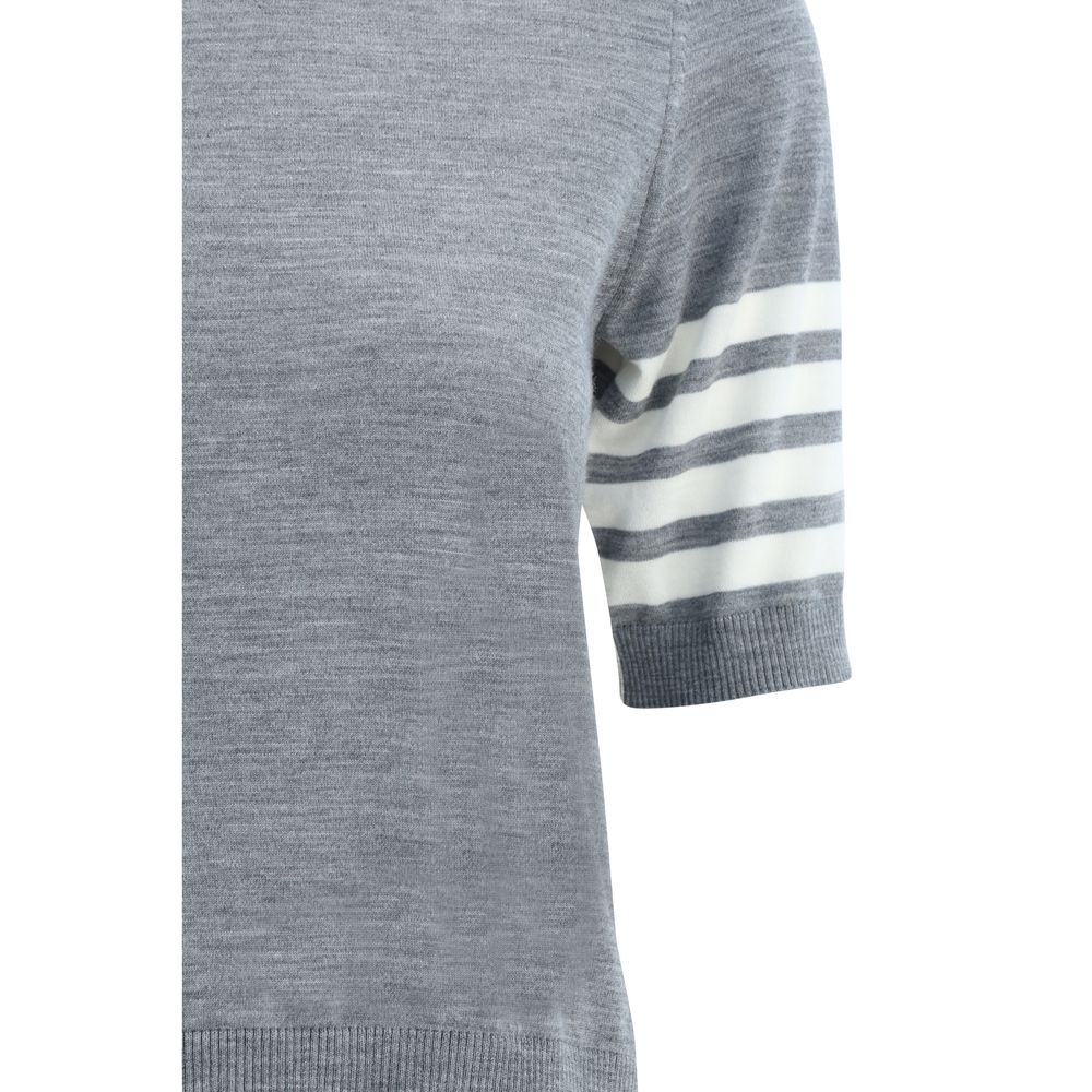 Thom Browne Gray Polyamide Turtleneck - PreLoved & Luxe
