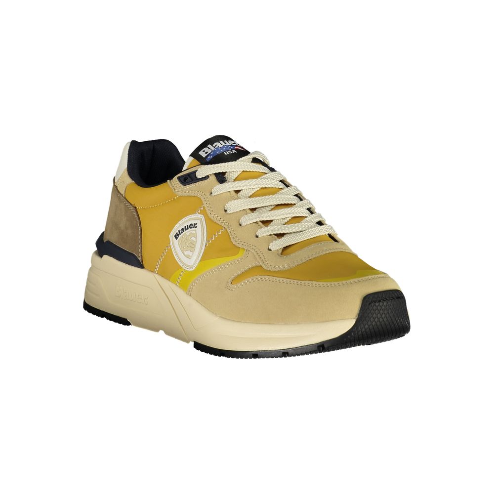 Blauer Beige Sneaker