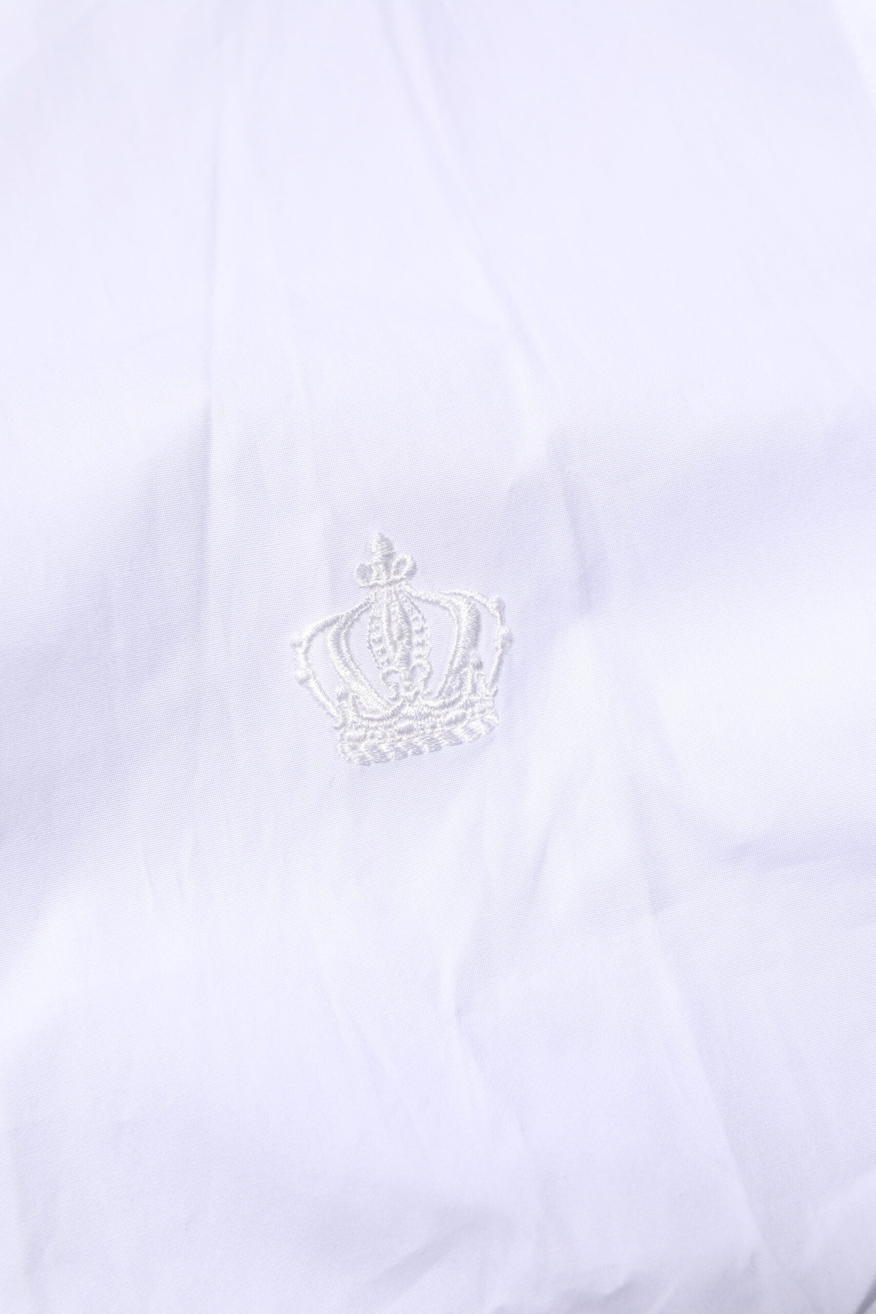 Pre-Owned Dolce & Gabbana White Cotton GOLD Long Sleeves Formal Shirt