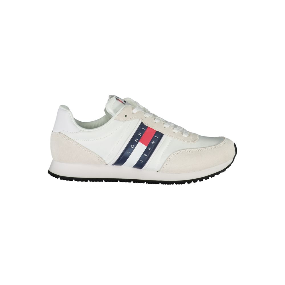 Tommy Hilfiger White Beige Men Sneaker