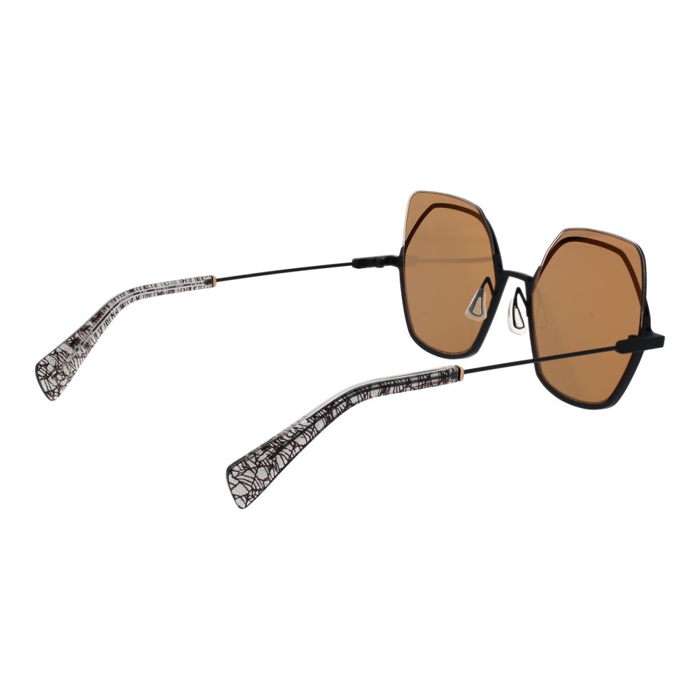 Yohji Yamamoto Gold Stainless Steel Sunglasses
