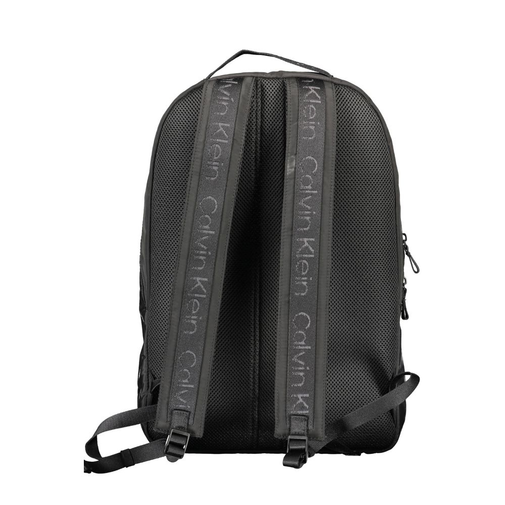 Calvin Klein Black Recycled Men Backpack