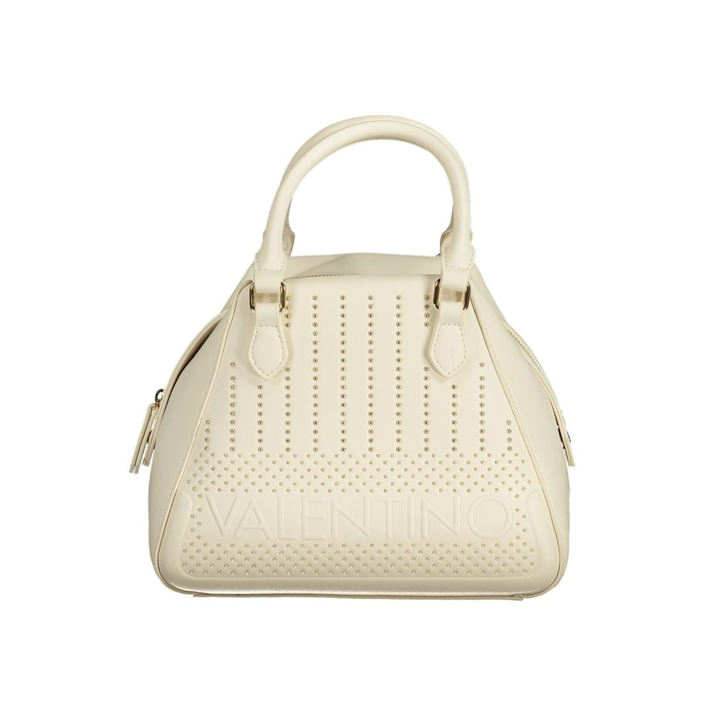 Mario Valentino Bianco Women's Bag with Handles and Shoulder Strap