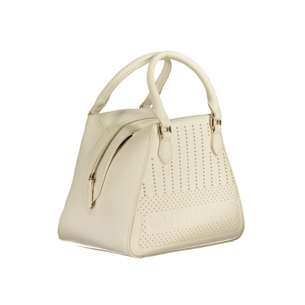 Mario Valentino Bianco Women's Bag with Handles and Shoulder Strap