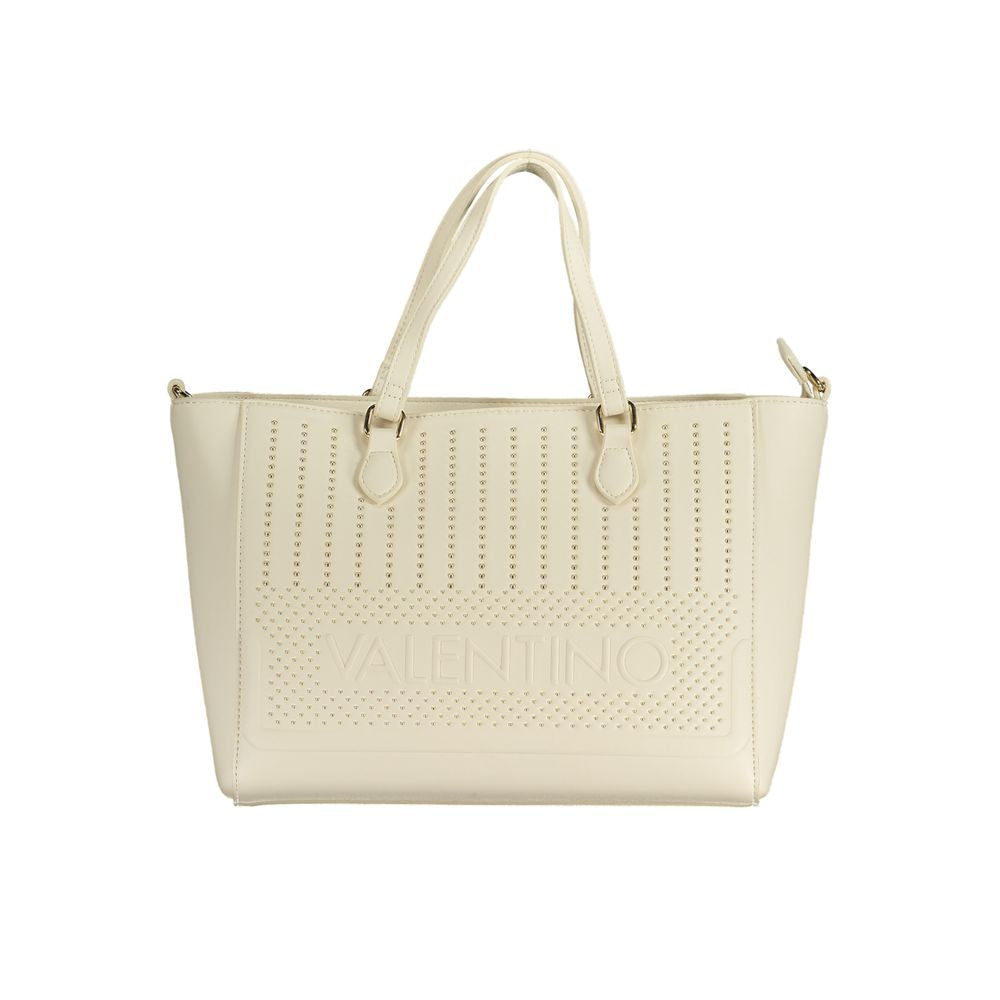 Mario Valentino White Womens Bag with Handles