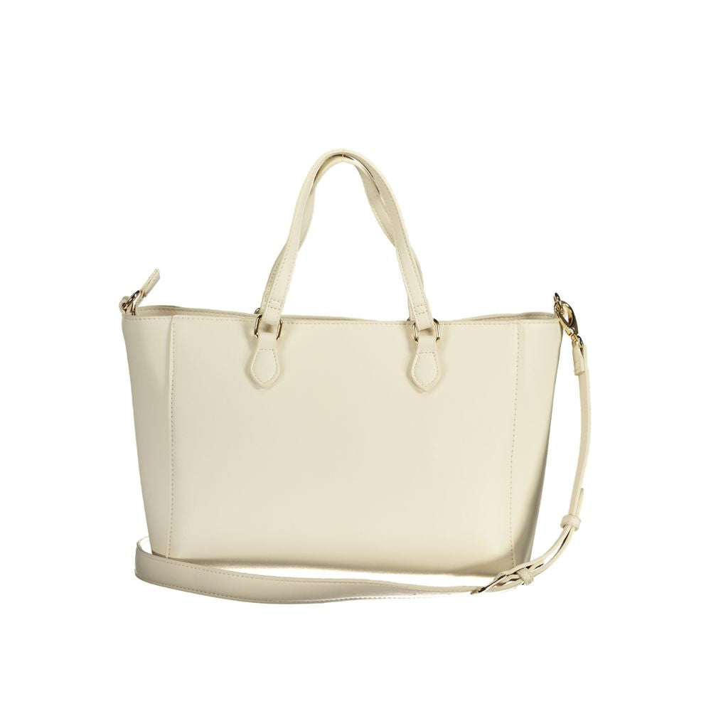 Mario Valentino White Womens Bag with Handles