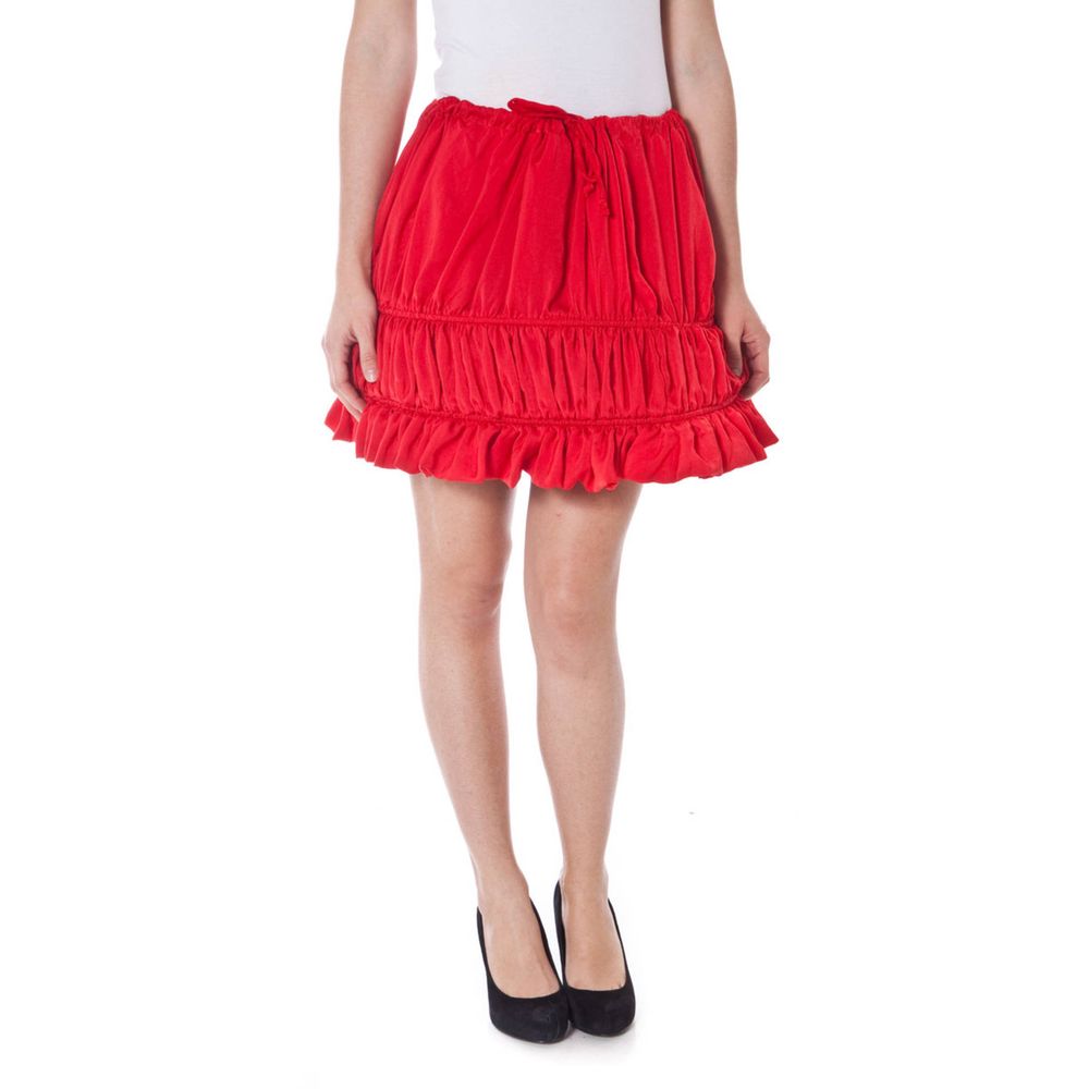 Denny Rose Red Women Skirt