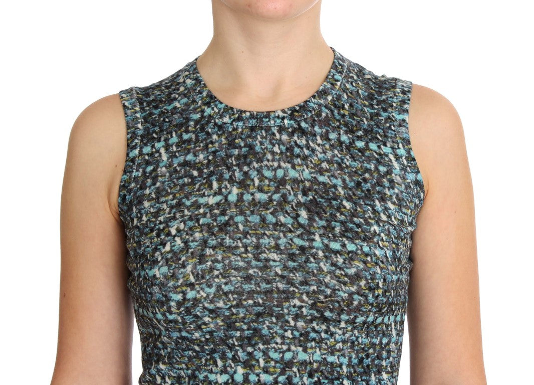 Dolce & Gabbana Blue Wool Sweater Sleeveless Pullover - PreLoved & Luxe