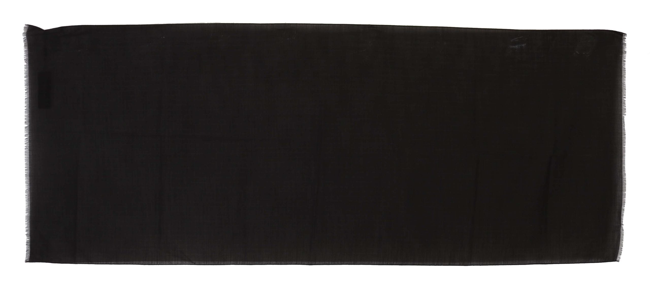 Dolce & Gabbana Dark Gray Virgin Wool Striped Pattern Wrap Scarf - PreLoved & Luxe