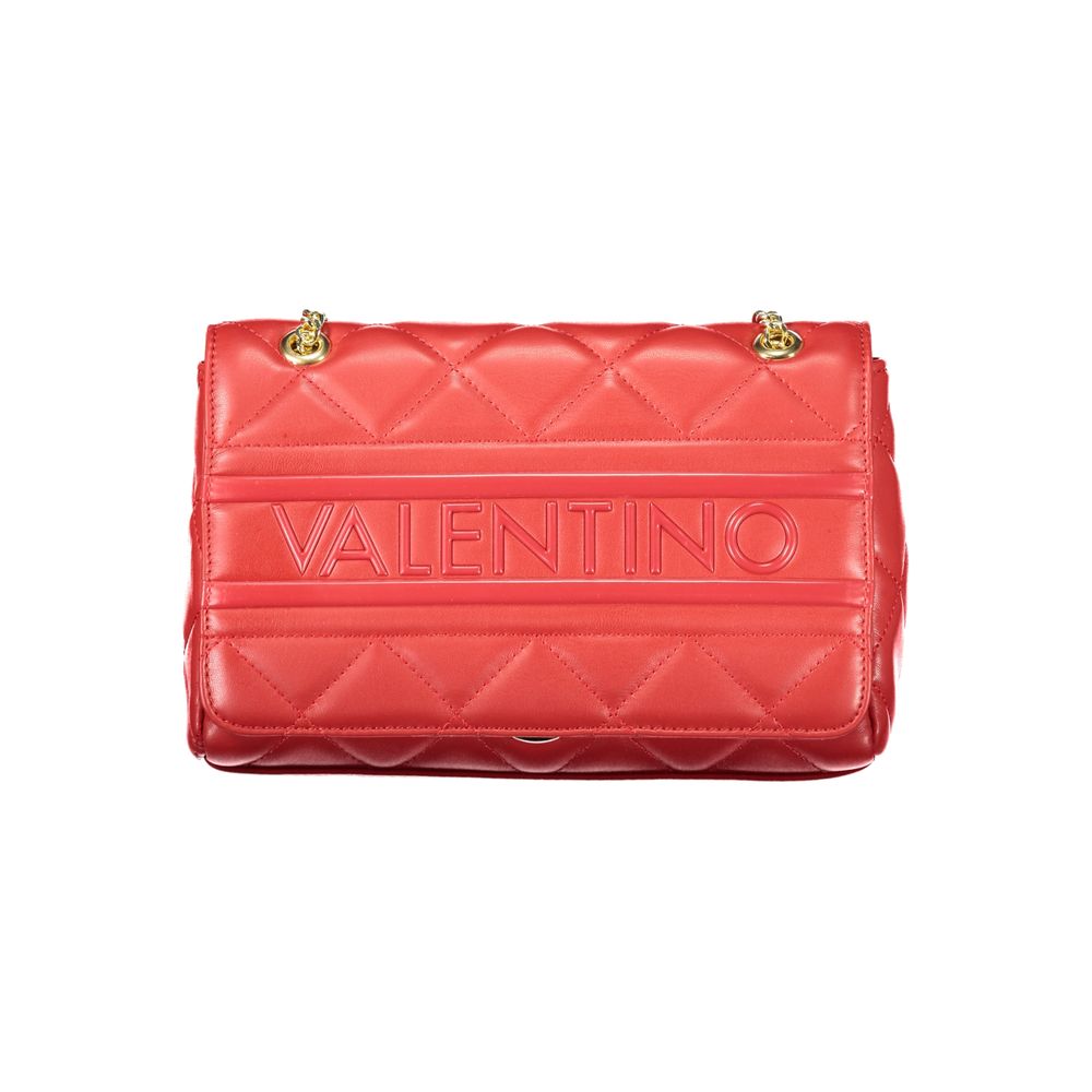 Mario Valentino Rosso Women's Bag with Chain and Internal Pockets