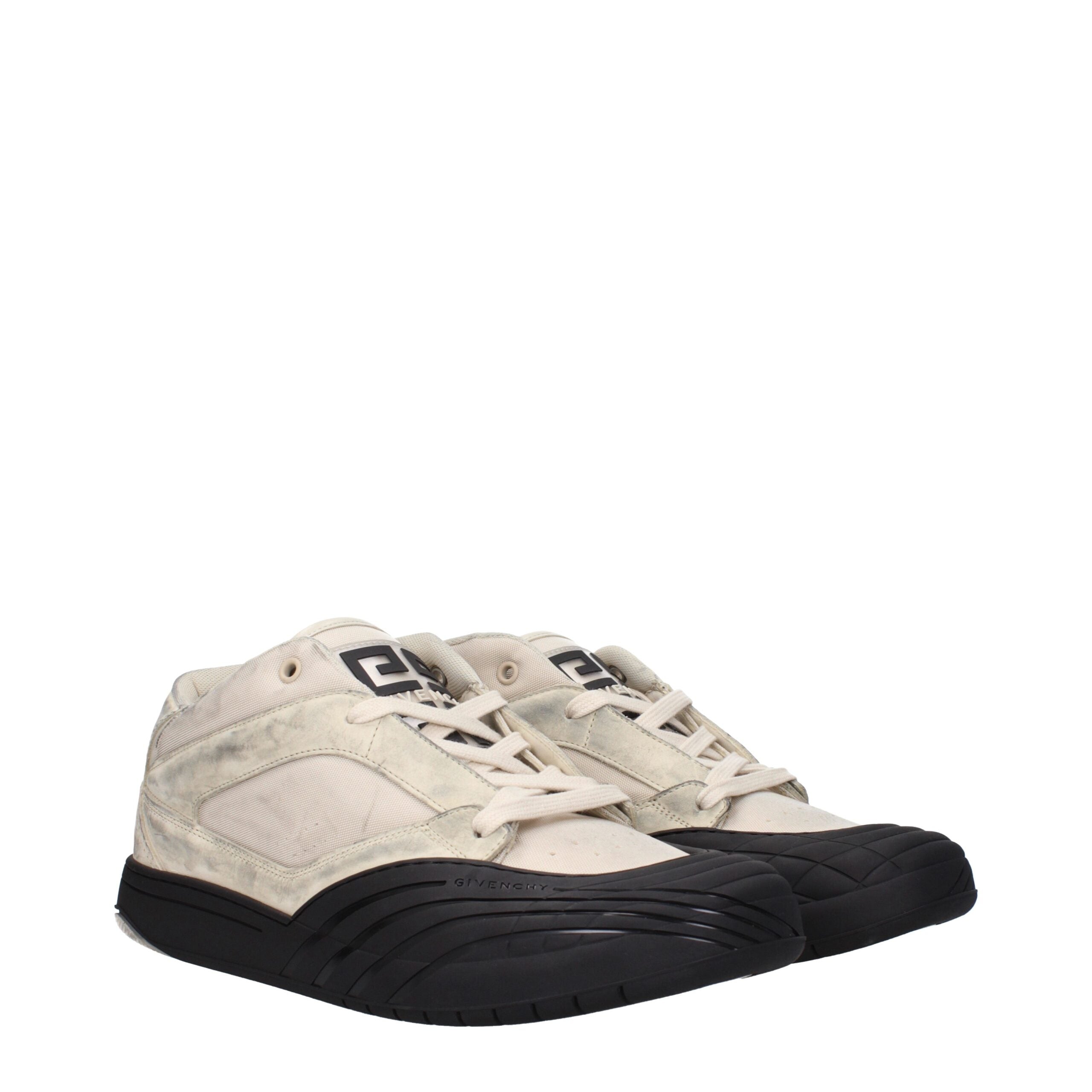 Givenchy Beige Fabric Chunky Sneakers