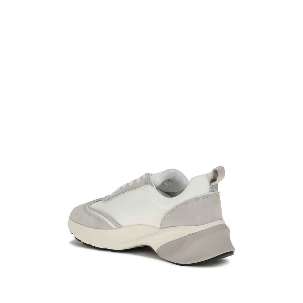 Tory Burch White Leather Athletic Sneakers