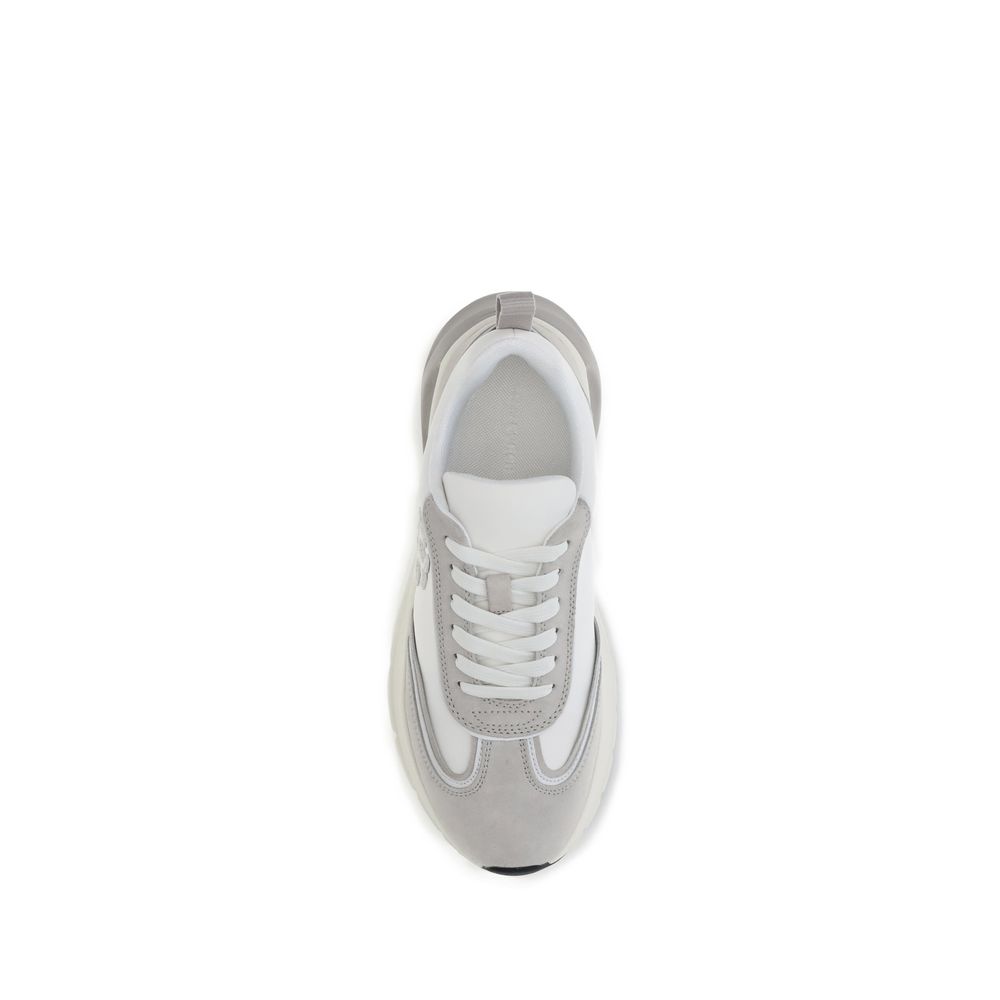 Tory Burch White Leather Athletic Sneakers