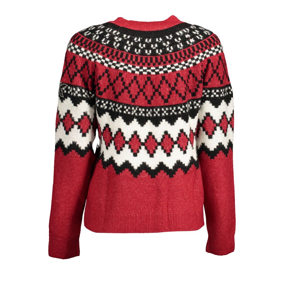 Desigual Red Women Sweater