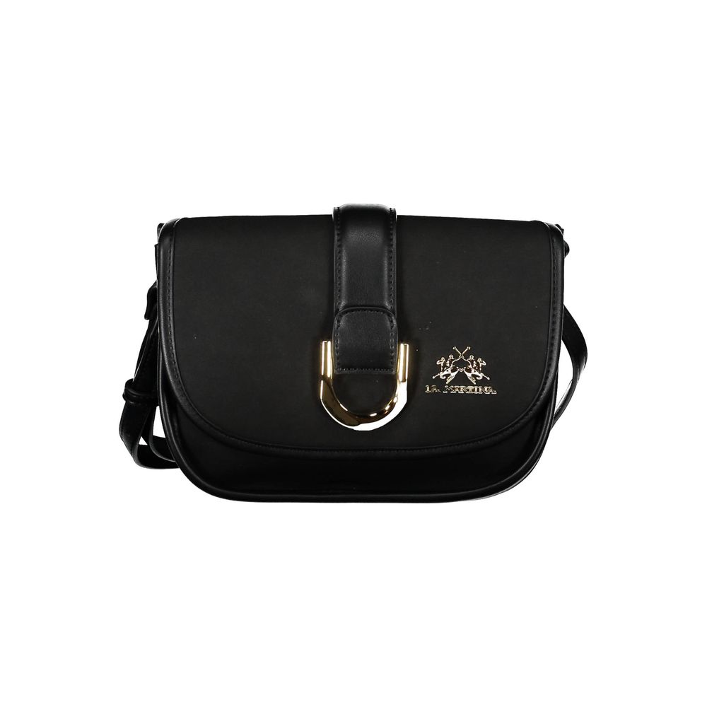 La Martina Nero Women Shoulder Bag