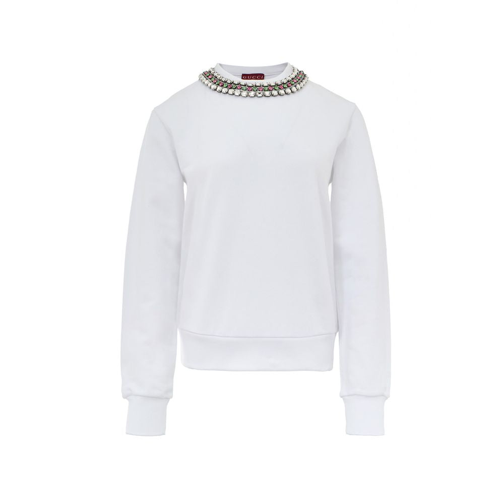 Gucci White Cotton Sweatshirt - PreLoved & Luxe
