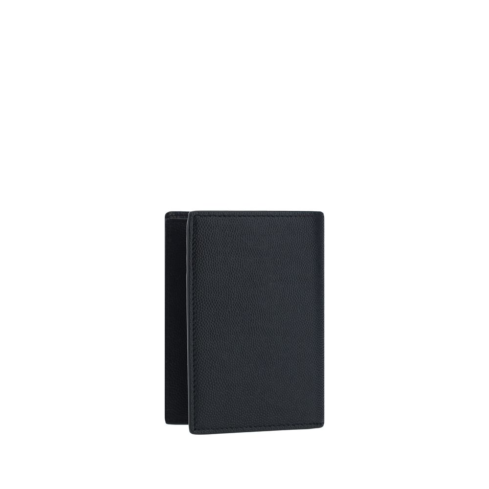 Saint Laurent Black Leather Wallet