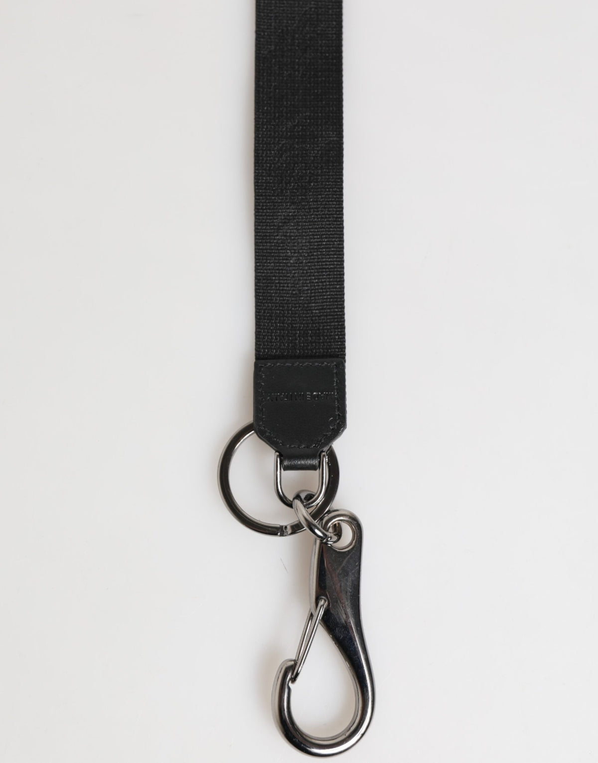 Dolce & Gabbana Black Burgundy DG Logo Men Keychain Keyring