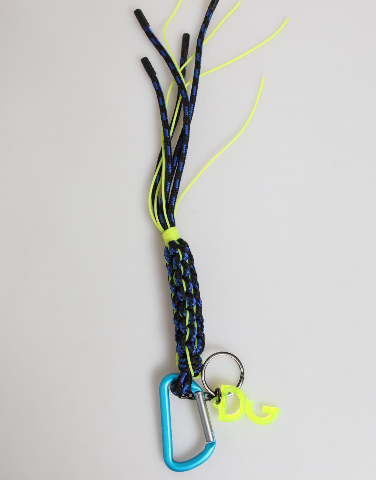 Dolce & Gabbana Multicolor Tape String DG Logo Keychain Keyring